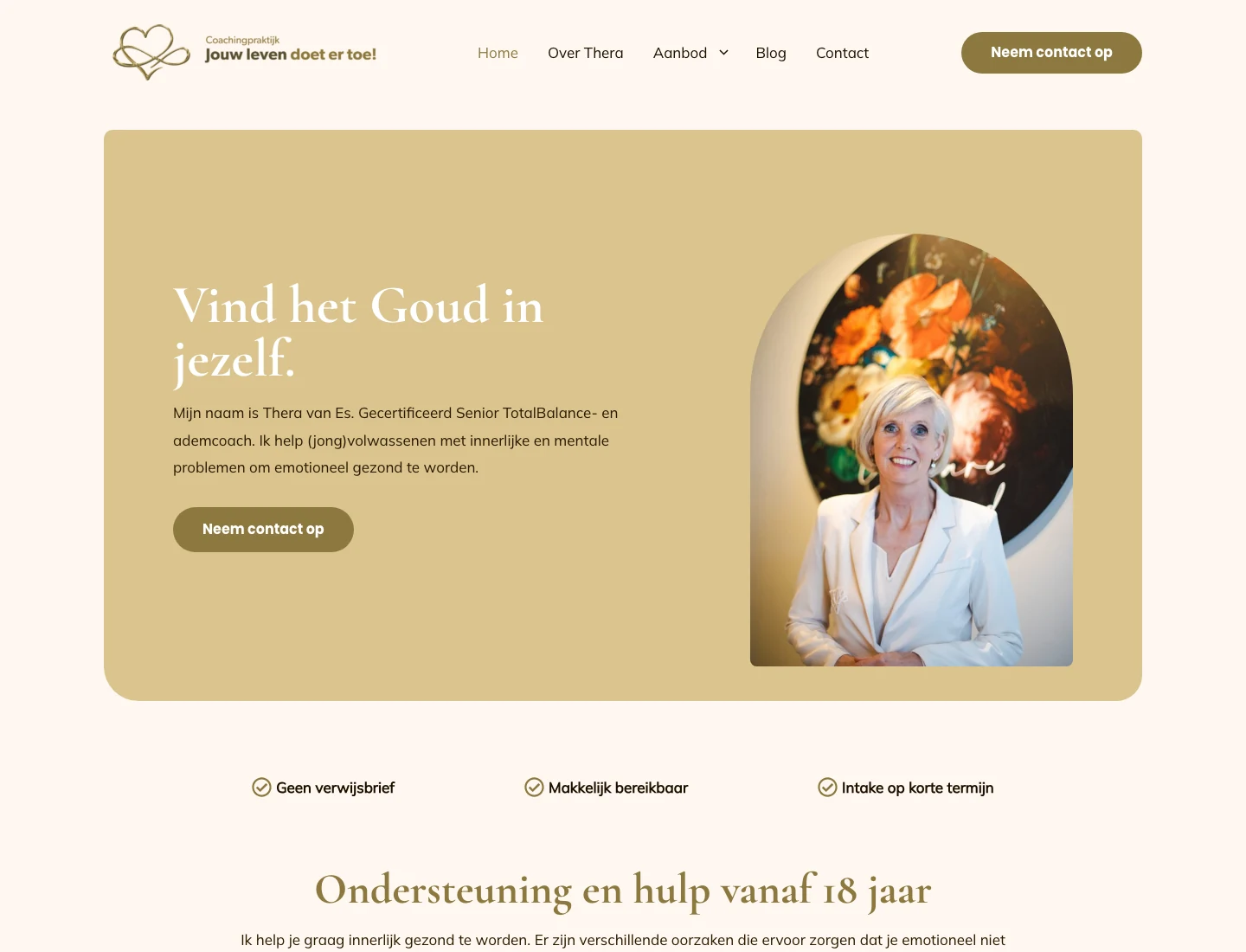 Homepage van Jouw leven doet er toe